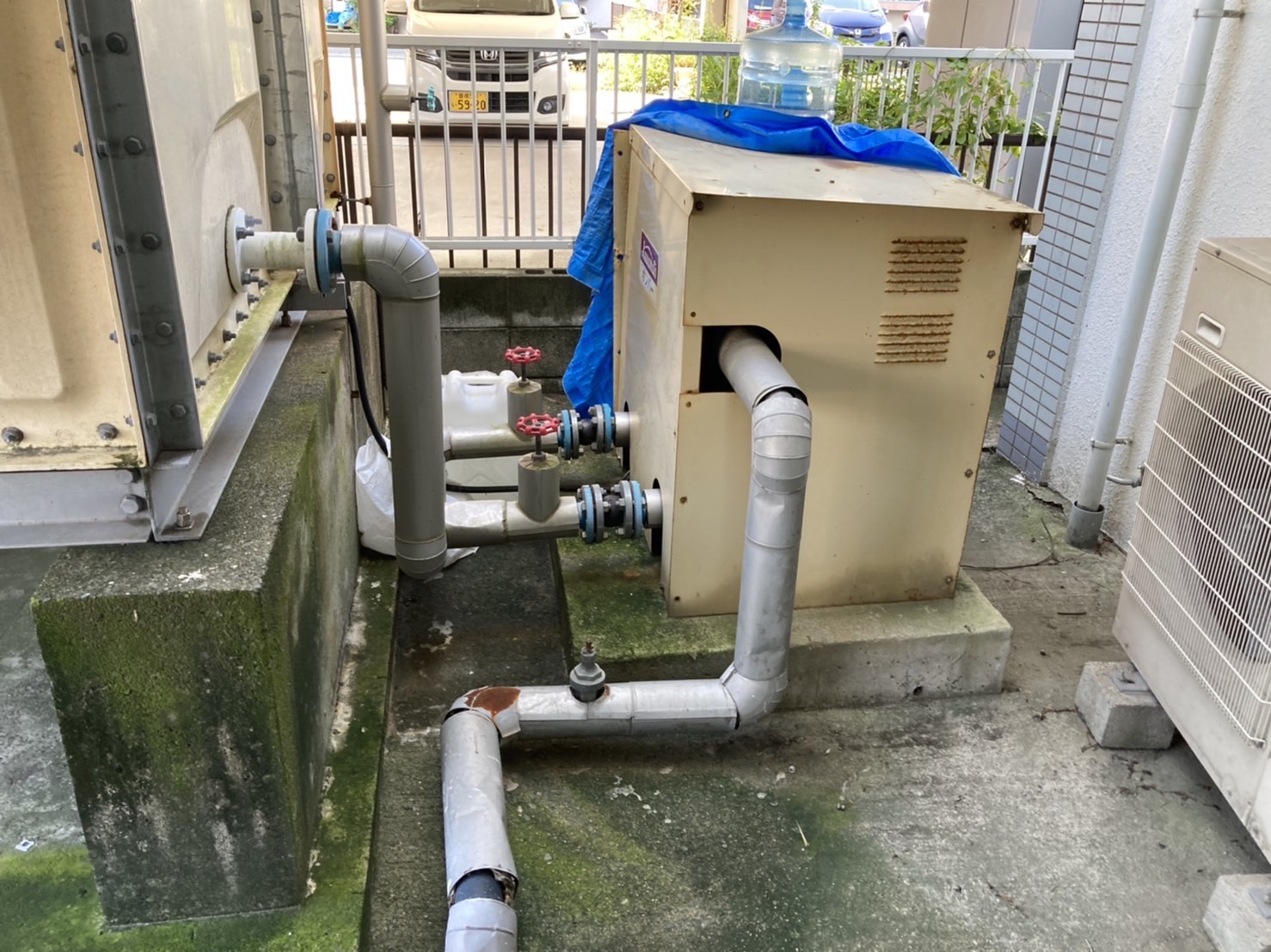 豊橋市某所 高置水槽用ユニット配管更新工事